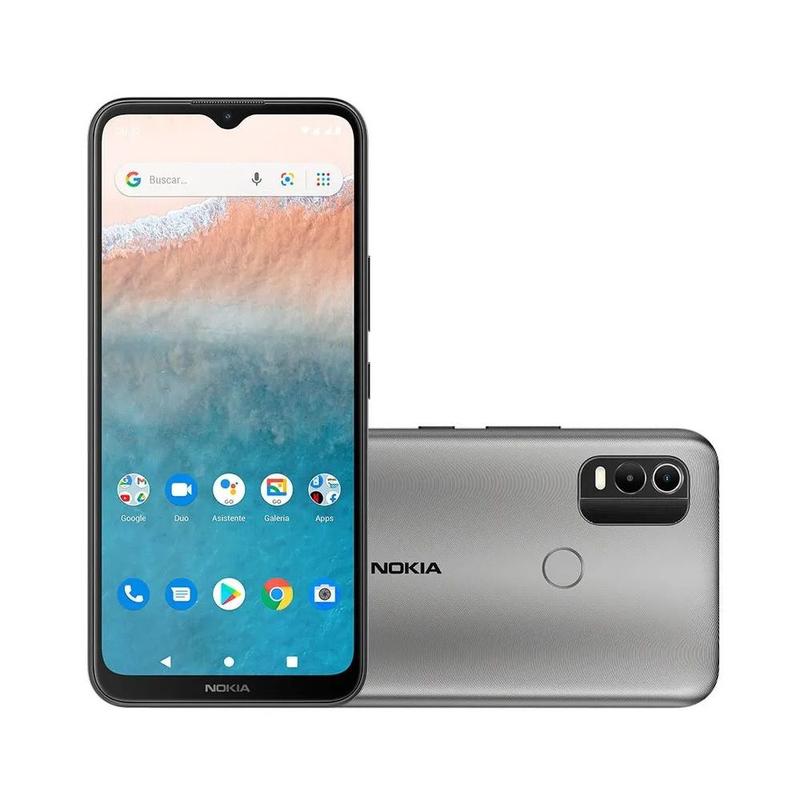 Smartphone Nokia C21 Plus, 128G (64GB+64GB), 2GB RAM, Tela 6,5